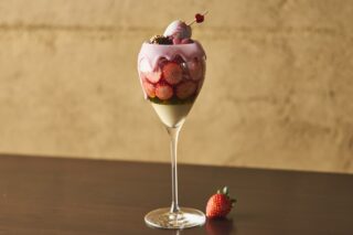 Valentine Parfait🍫🍓2月限定苺の抹茶のバレンタインパフェ