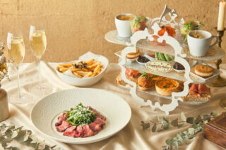 【ハイティー】国産牛ローストビーフやトリュフポテトを堪能する女子会プラン