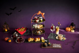 10月限定｜ハロウィンに染まる秋果実のアフタヌーンティー🎃